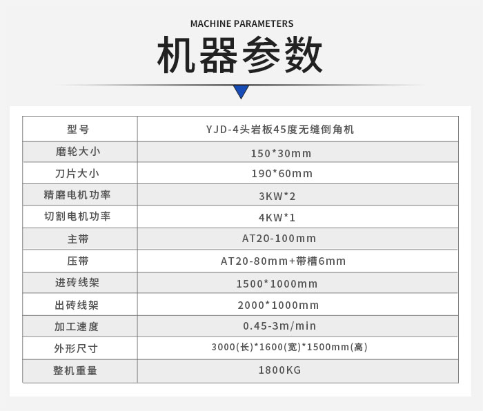 機器參數 機器參數